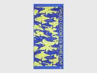 Toalha de praia com tubarões jacquard - ucb_image_BS