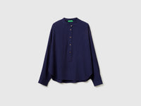 Blusa às riscas com gola coreana - ucb_image_FS