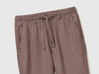 Pure linen drawstring trousers - ucb_image_FY