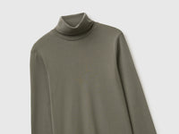 T-shirt de gola alta em algodão de fibra longa - ucb_image_FY