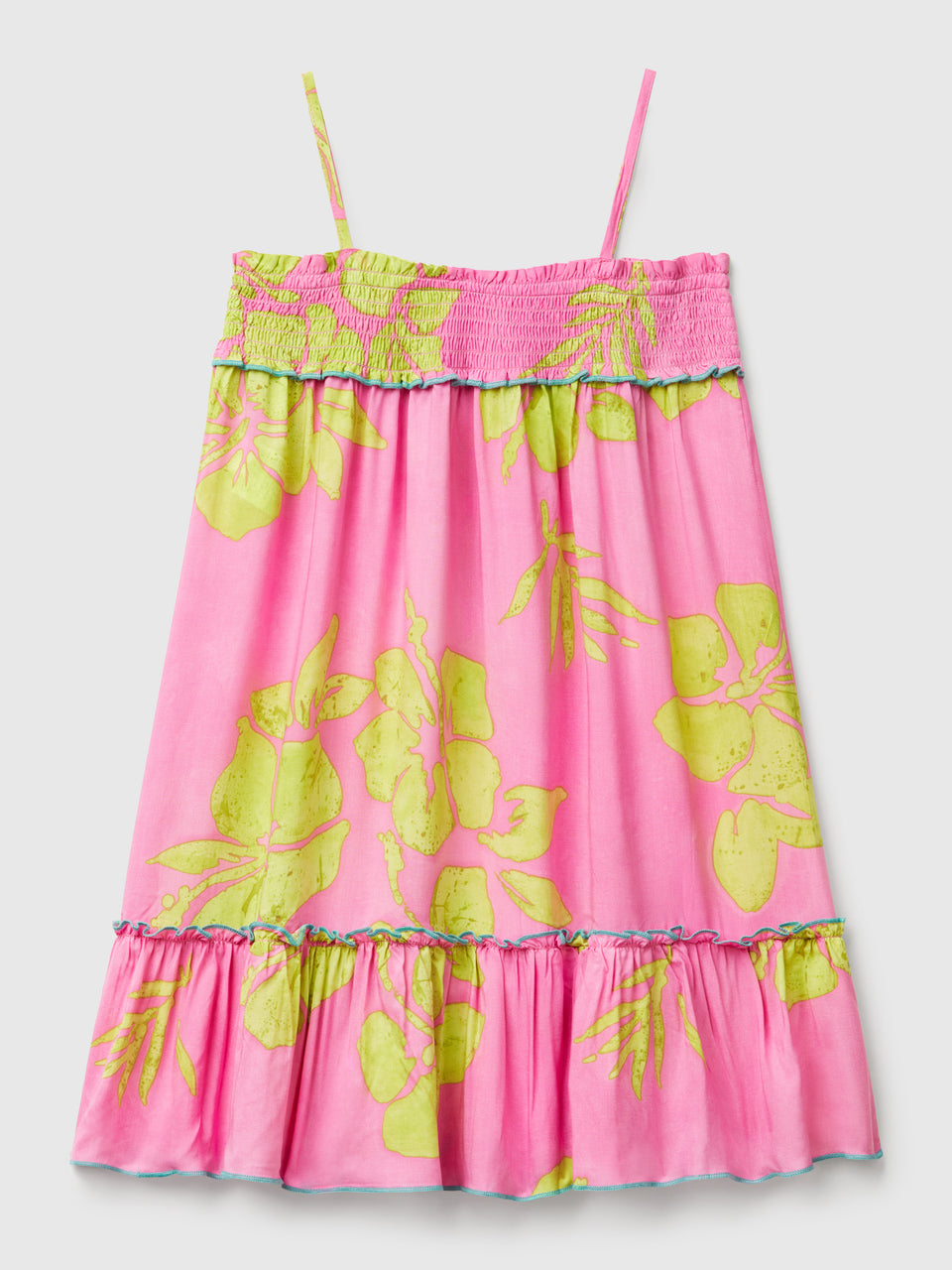 Vestido fluido com estampa de flores - ucb_image_BS