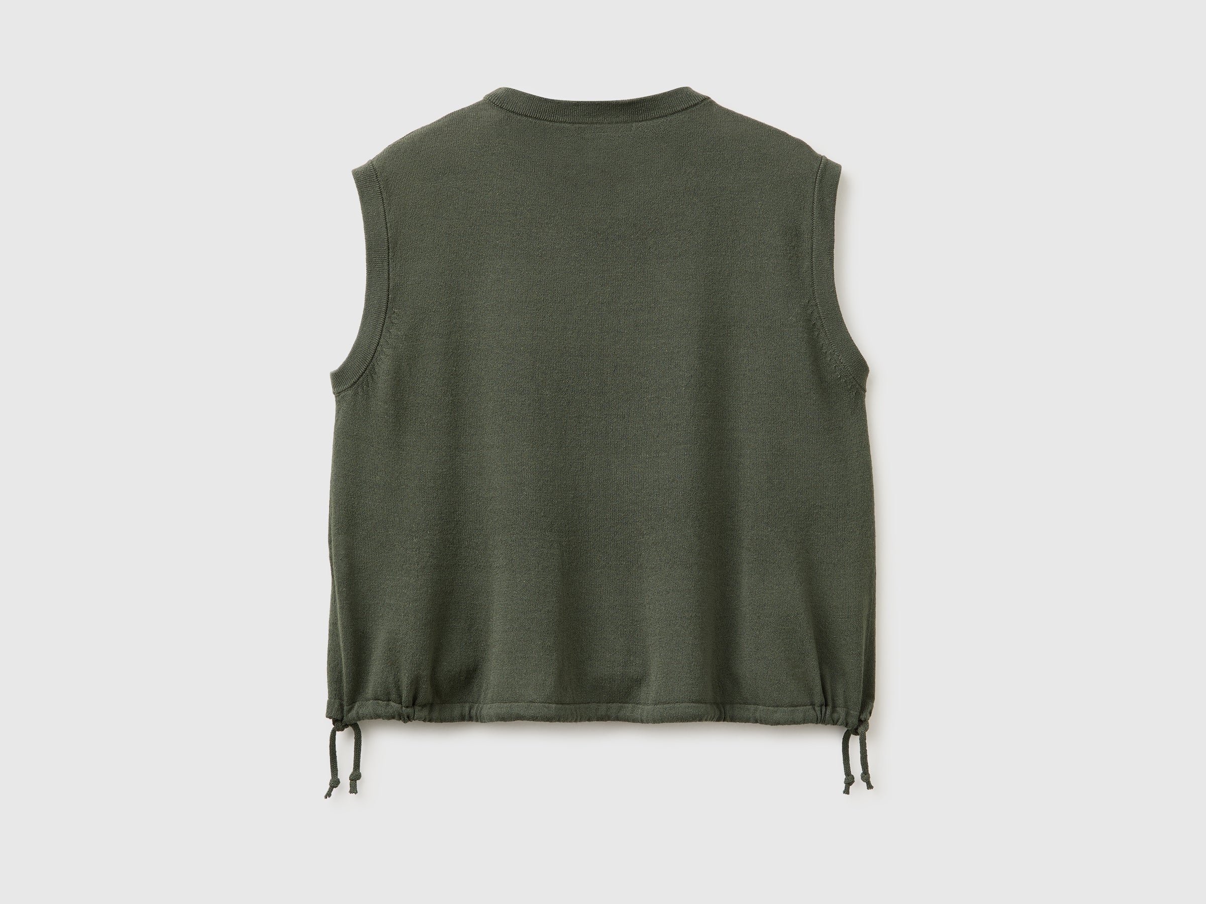 Sleeveless linen blend sweater - ucb_image_BS