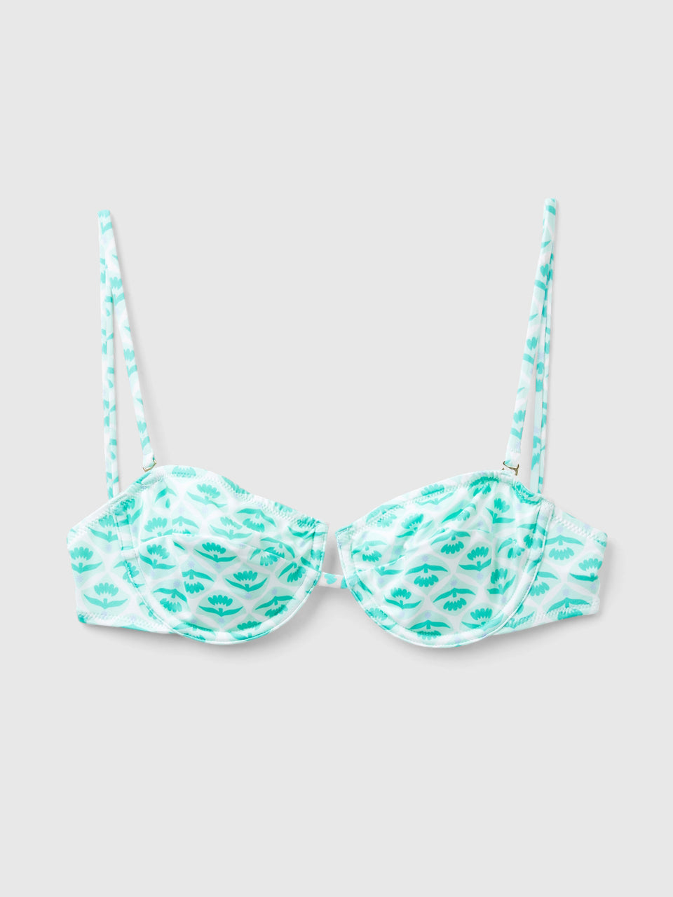Bandeau de biquíni com estampa flores - ucb_image_FS