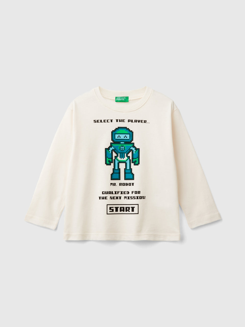 T-shirt com estampa em algodão quente orgânico - ucb_image_FS