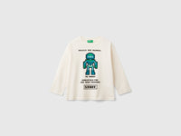 T-shirt com estampa em algodão quente orgânico - ucb_image_FS