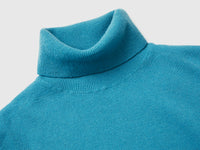 Camisola de gola alta papel de açúcar em pura lã Merino - ucb_image_DS1