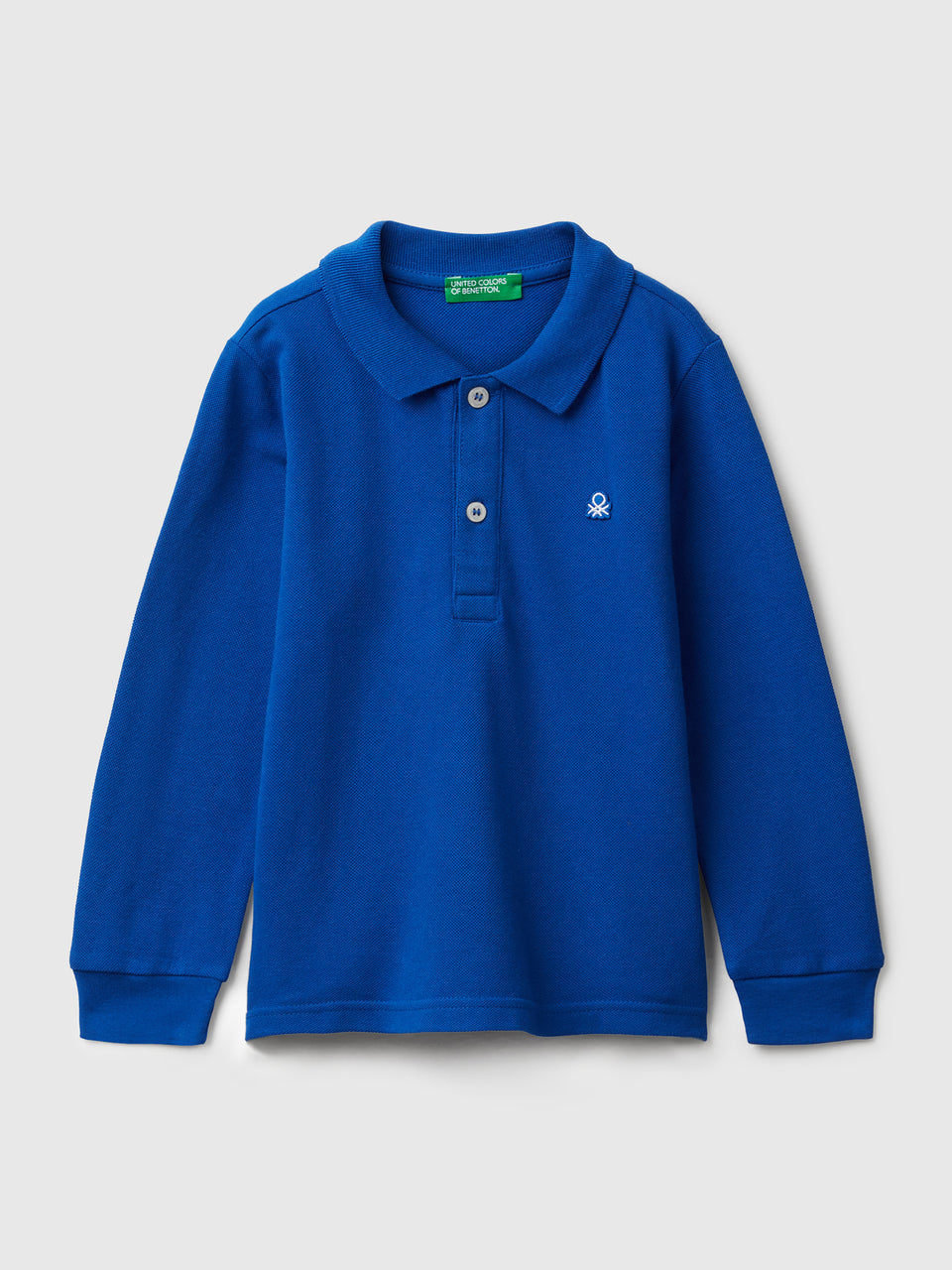 Polo de manga comprida em algodão  - ucb_image_FS