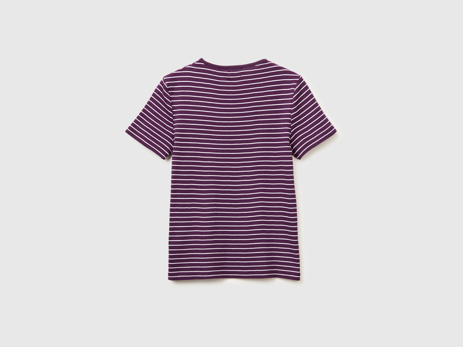 T-shirt de gola redonda às riscas - ucb_image_BS