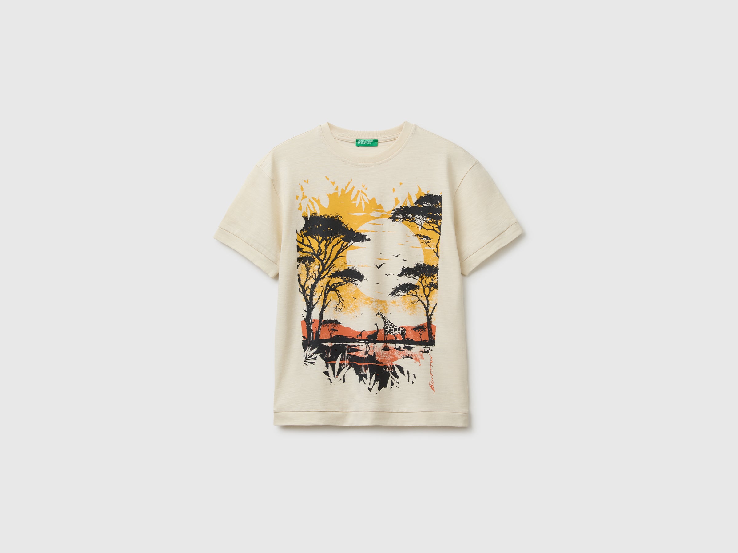 Crew neck T-shirt with print - ucb_image_FS