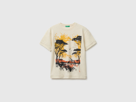 Crew neck T-shirt with print - ucb_image_FS