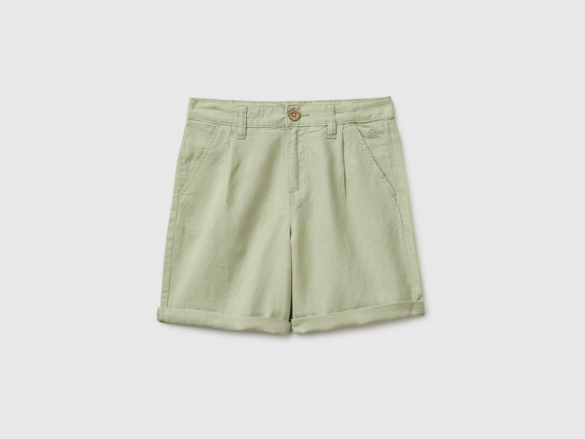 Linen blend shorts - ucb_image_FS