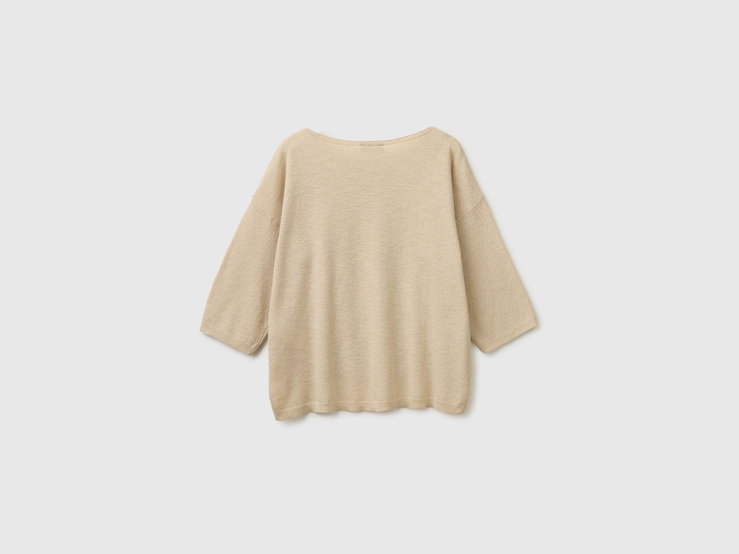 Boxy fit linen blend sweater - ucb_image_BS