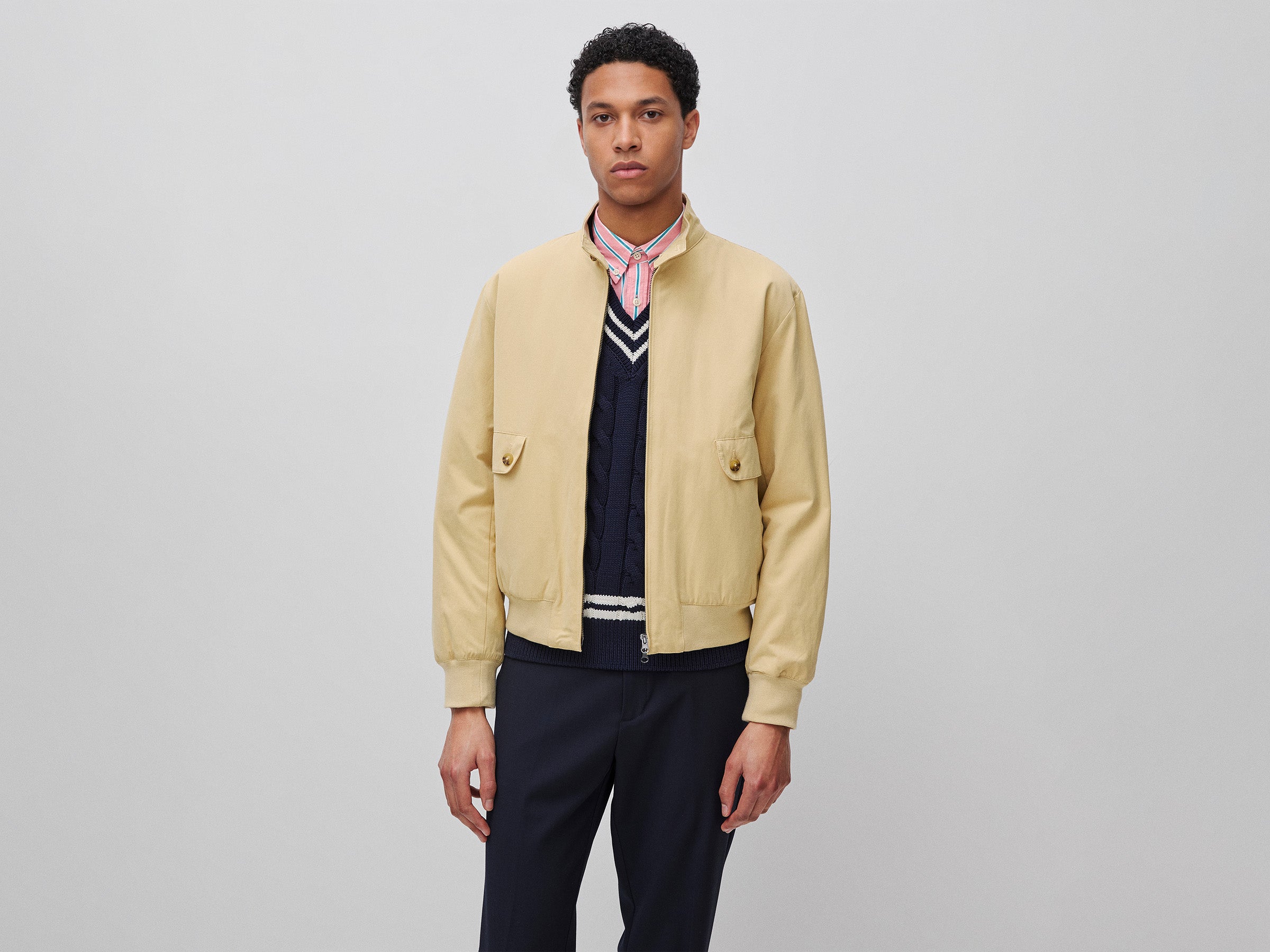 Jacket with paisley lining