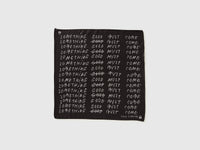 Foulard nero con scritte Coco Capitán - ucb_image_FS
