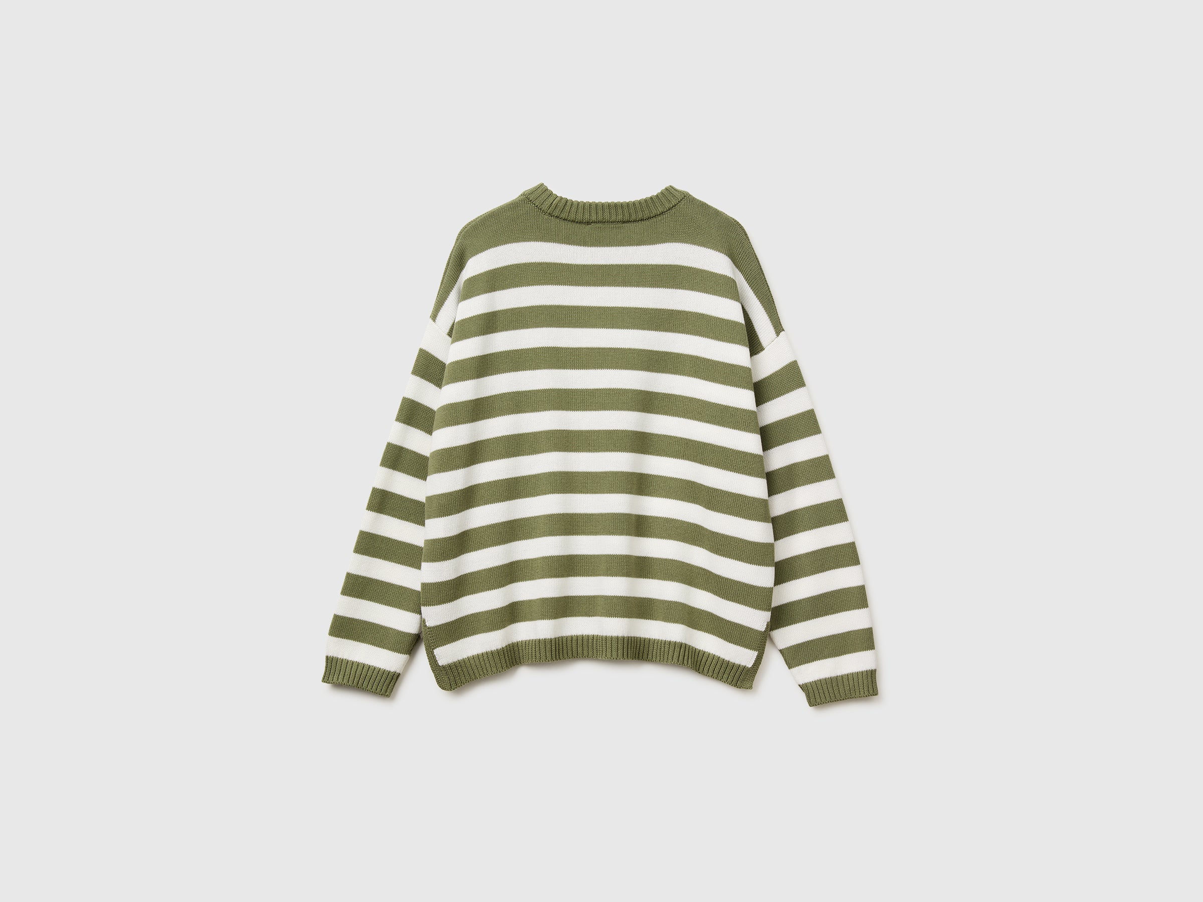 Striped sweater in tricot cotton - ucb_image_BS