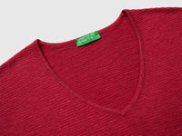 V-neck sweater in linen blend - ucb_image_DS1