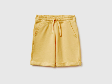 Bermuda shorts in pure cotton fleece - ucb_image_FS