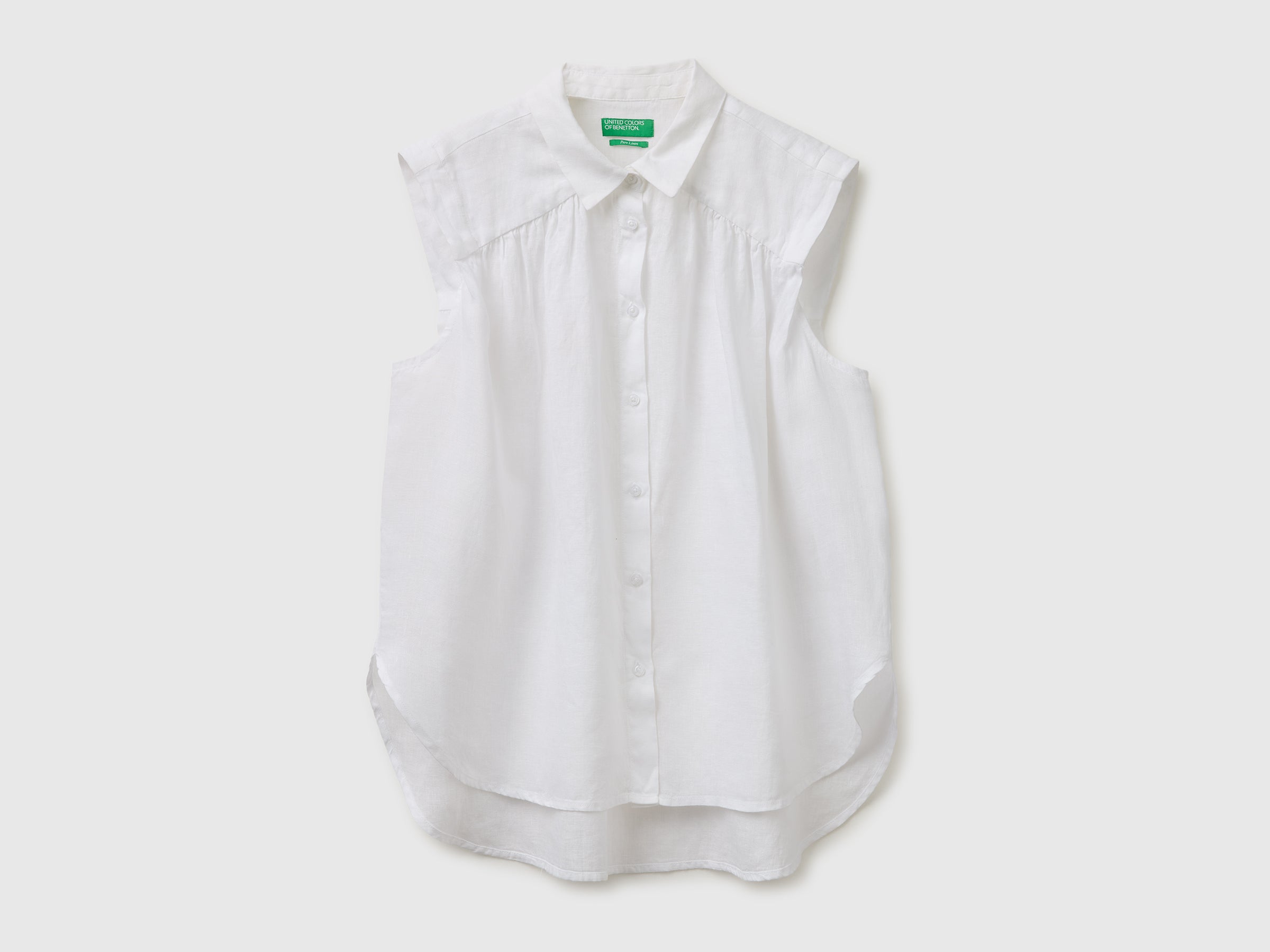 100% linen sleeveless blouse - ucb_image_FS