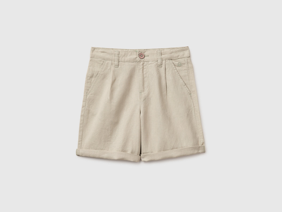 Linen blend shorts - ucb_image_FS