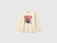 T-shirt com estampa e bordado - ucb_image_FS
