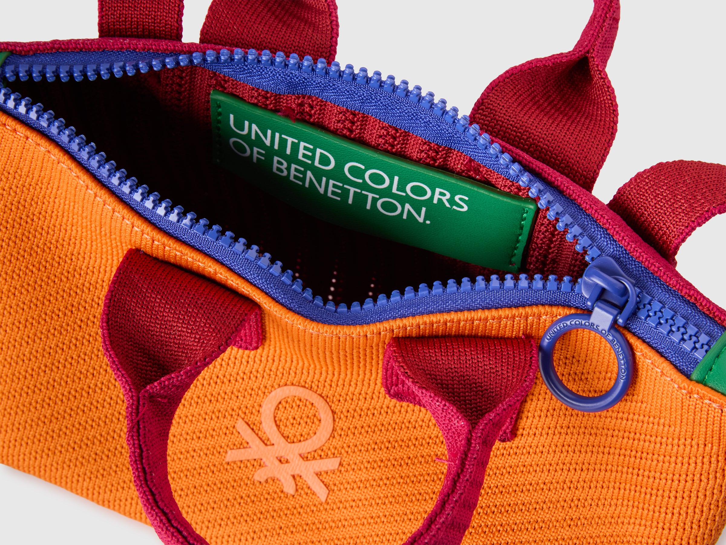 Mini tote with shoulder strap