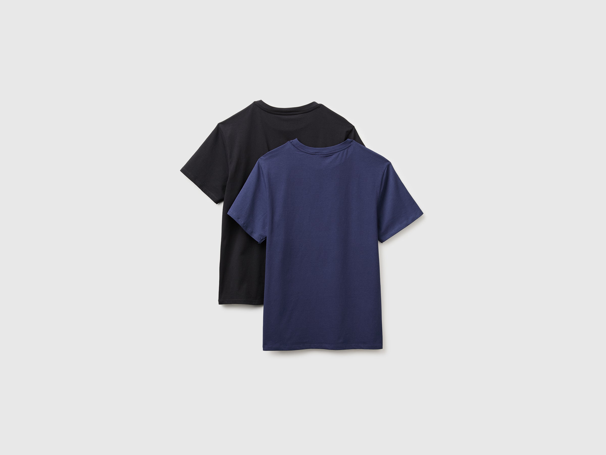 Duas t-shirts sem mangas interiores em algodão stretch - ucb_image_BS