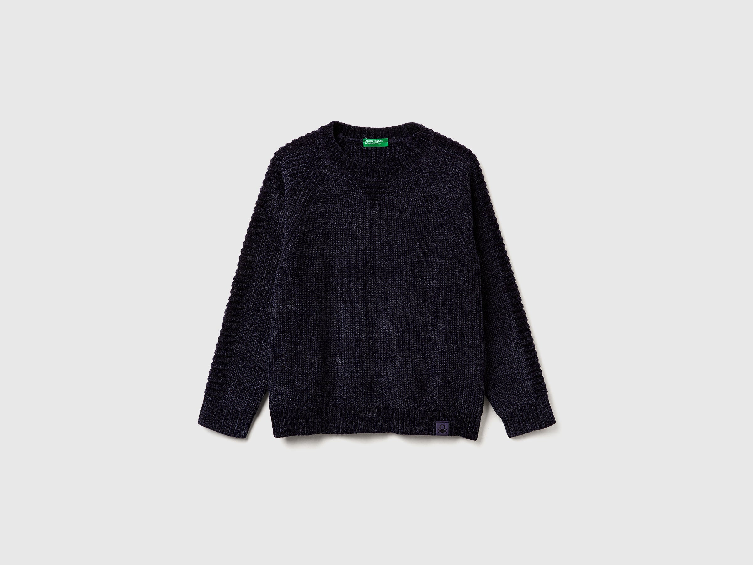 Camisola de gola redonda em chenille - ucb_image_FS