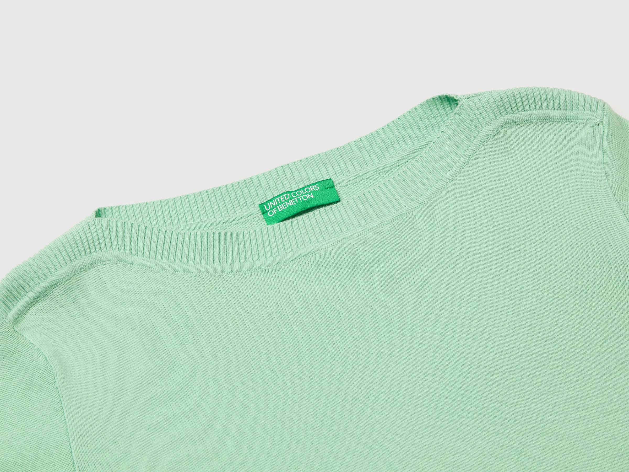 Sage green sweater with boat neck - ucb_image_DS1
