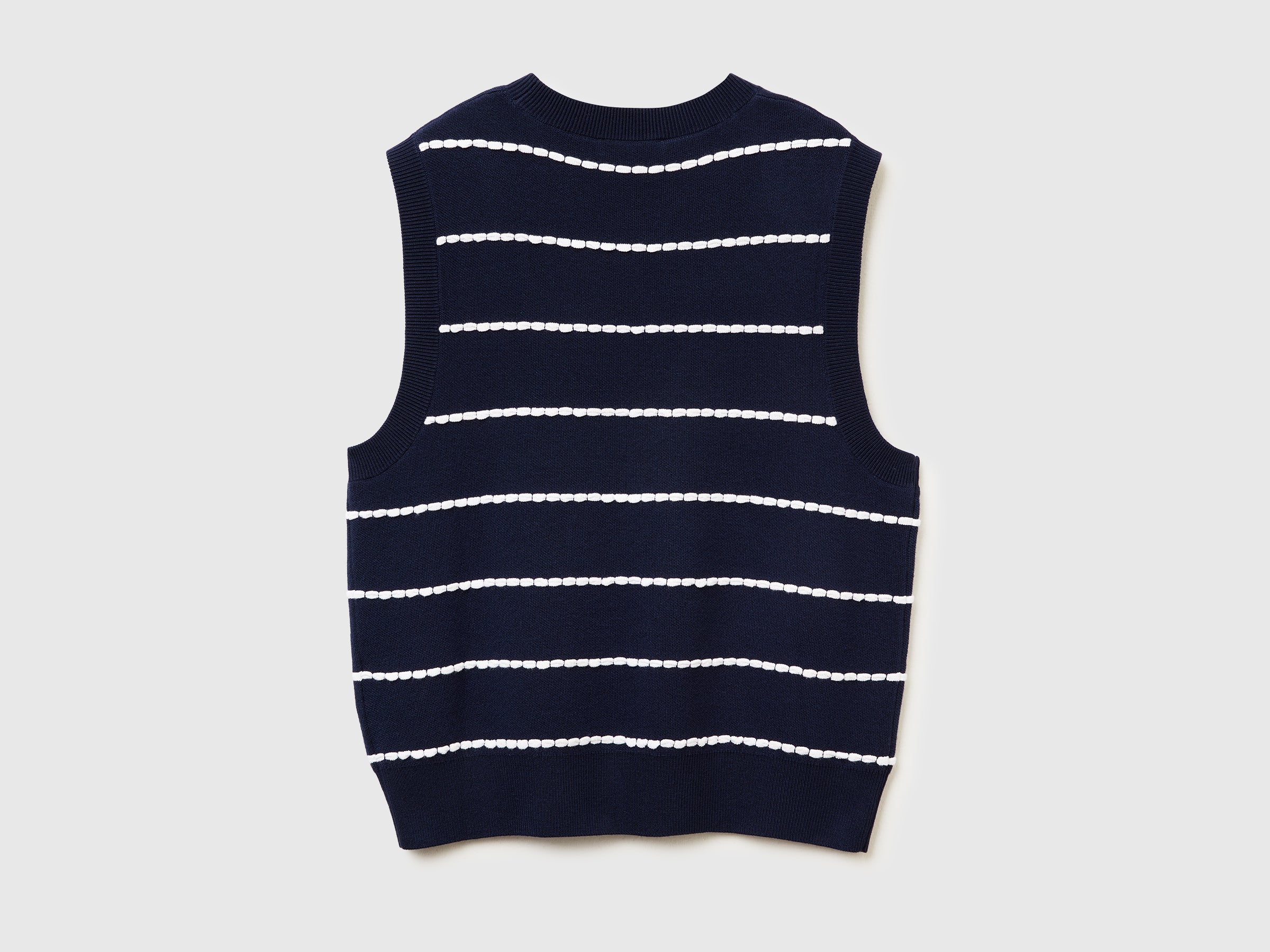 Colete jacquard em mistura de viscose - ucb_image_BS