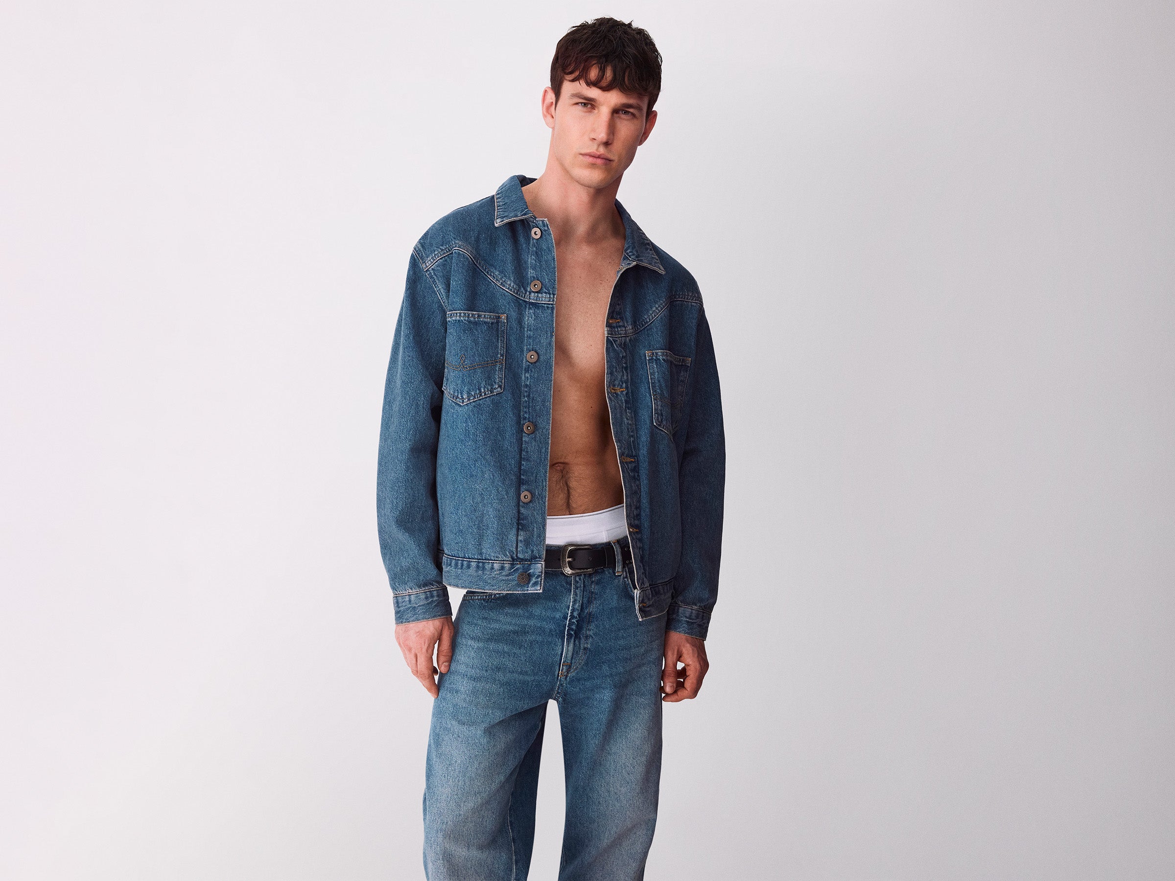 Blusão em denim vintage - ucb_image_F