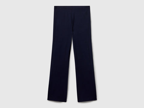 Leggings à boca-de-sino em algodão stretch - ucb_image_FS