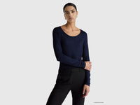 T-shirt slim fit em viscose stretch - ucb_image_F