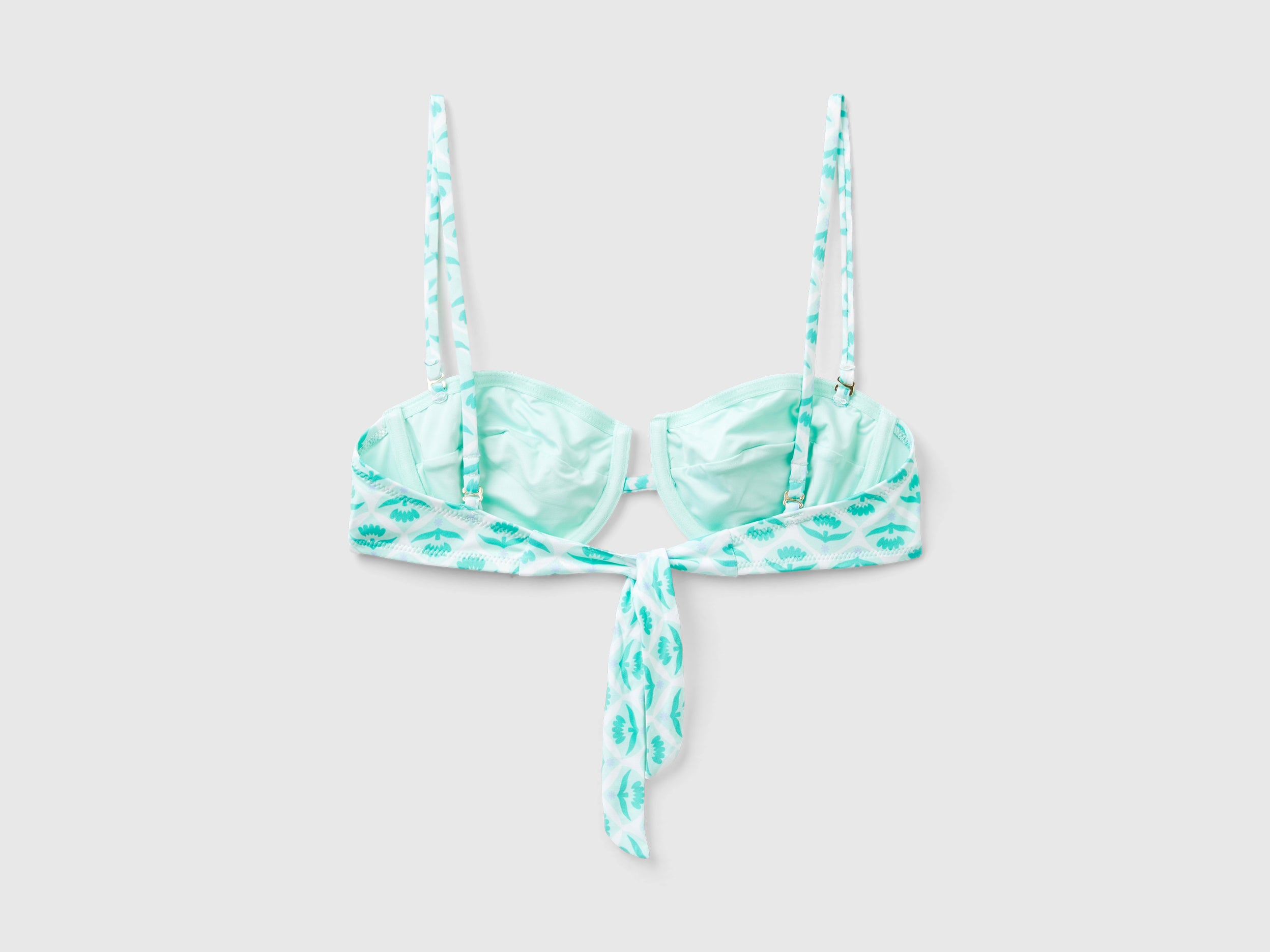 Bandeau de biquíni com estampa flores - ucb_image_BS