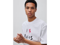 T-shirt com estampa slogan em algodão orgânico - ucb_image_FY