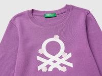 T-shirt in organic cotton with glittery logo - ucb_image_DS1