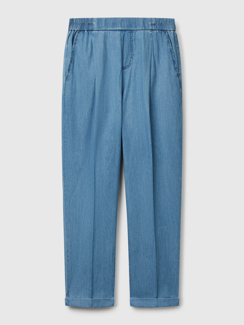 Chinos em chambray com elástico - ucb_image_FS
