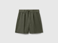 Shorts em linho puro com cordão de ajuste - ucb_image_FS
