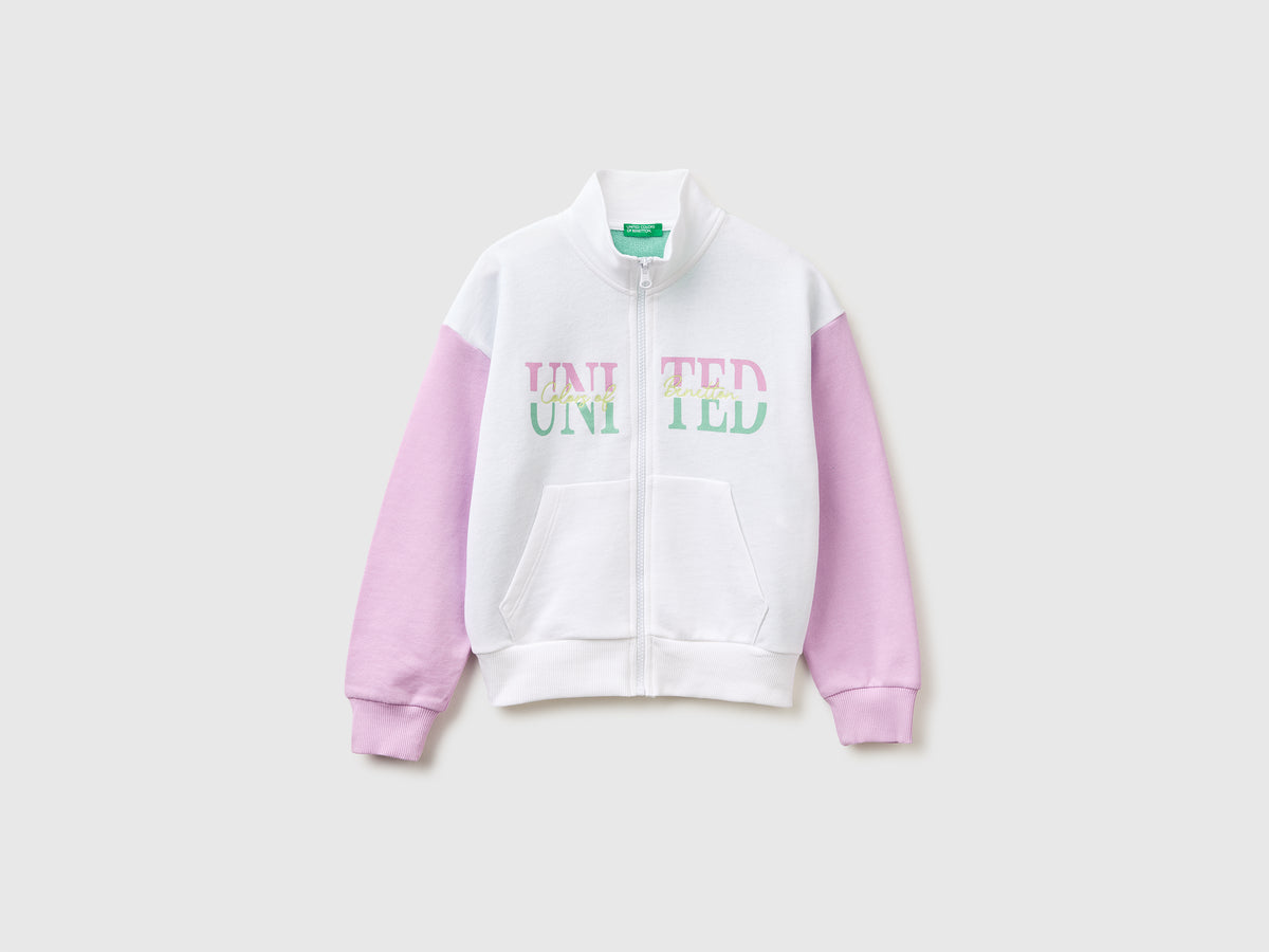 Zip-up sweatshirt with print - ucb_image_FS
