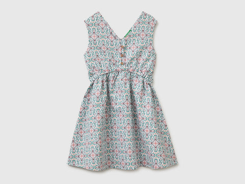 Floral dress in linen blend - ucb_image_FS