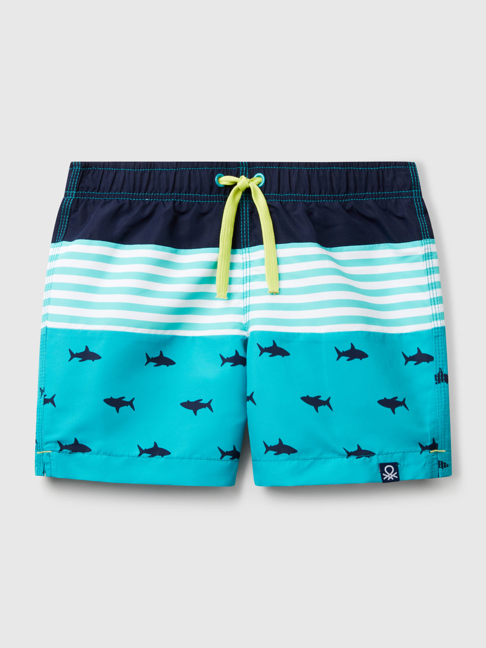 Boxers de banho com riscas e tubarões - ucb_image_FS