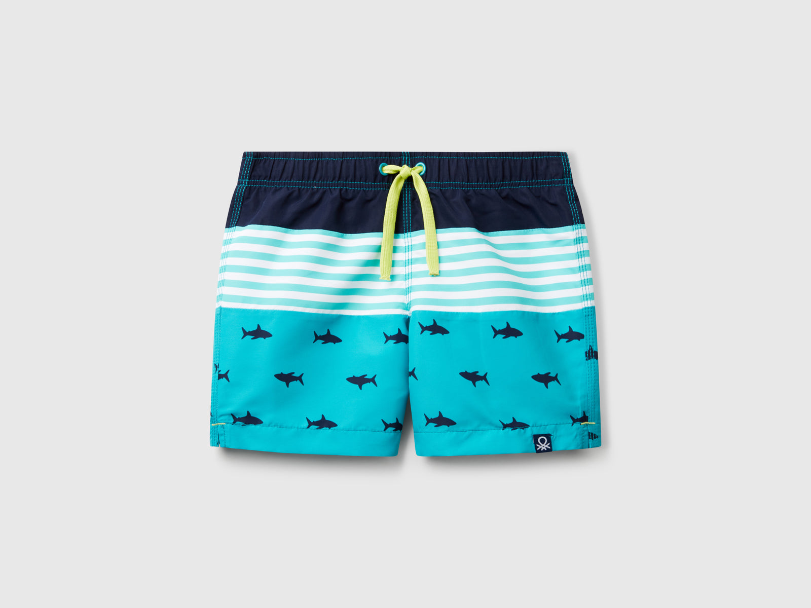 Boxers de banho com riscas e tubarões - ucb_image_FS