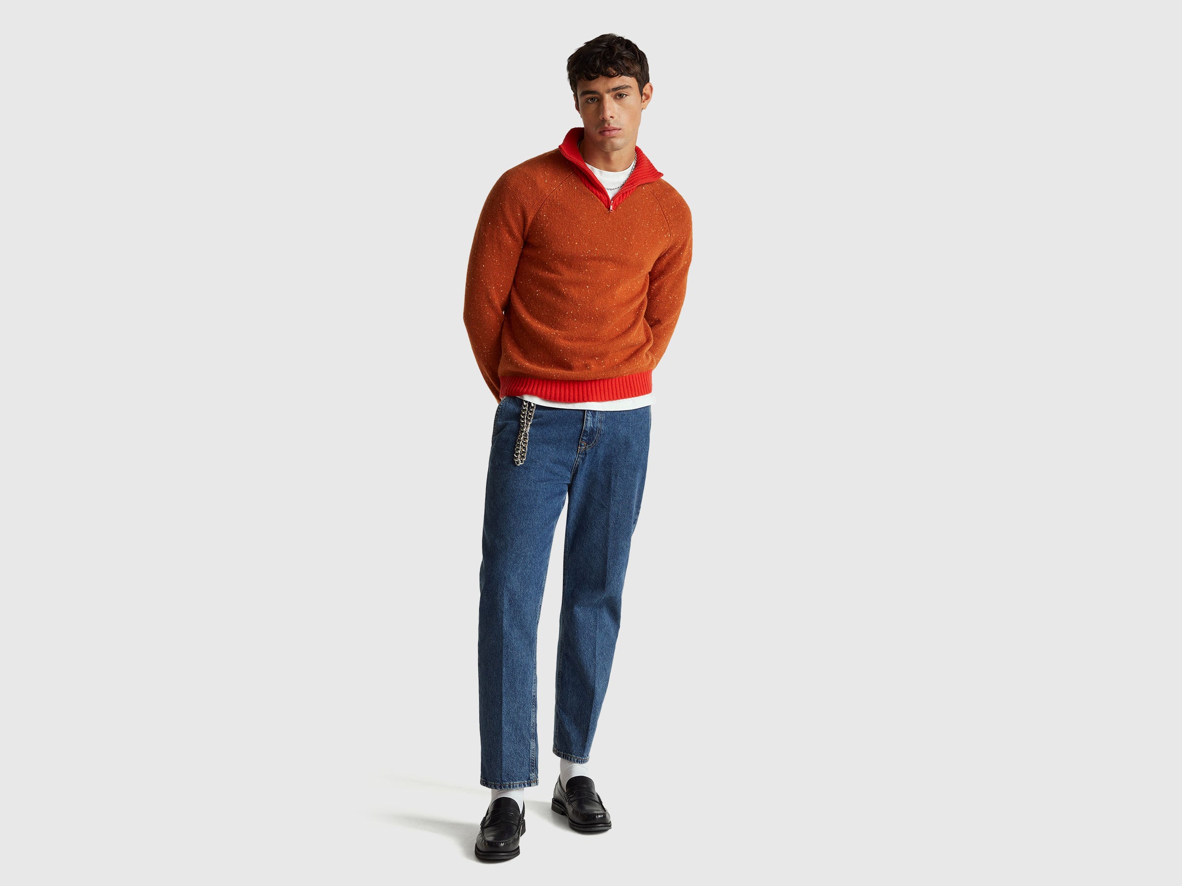 Men's High Neck Sweaters New Collection | Benetton
