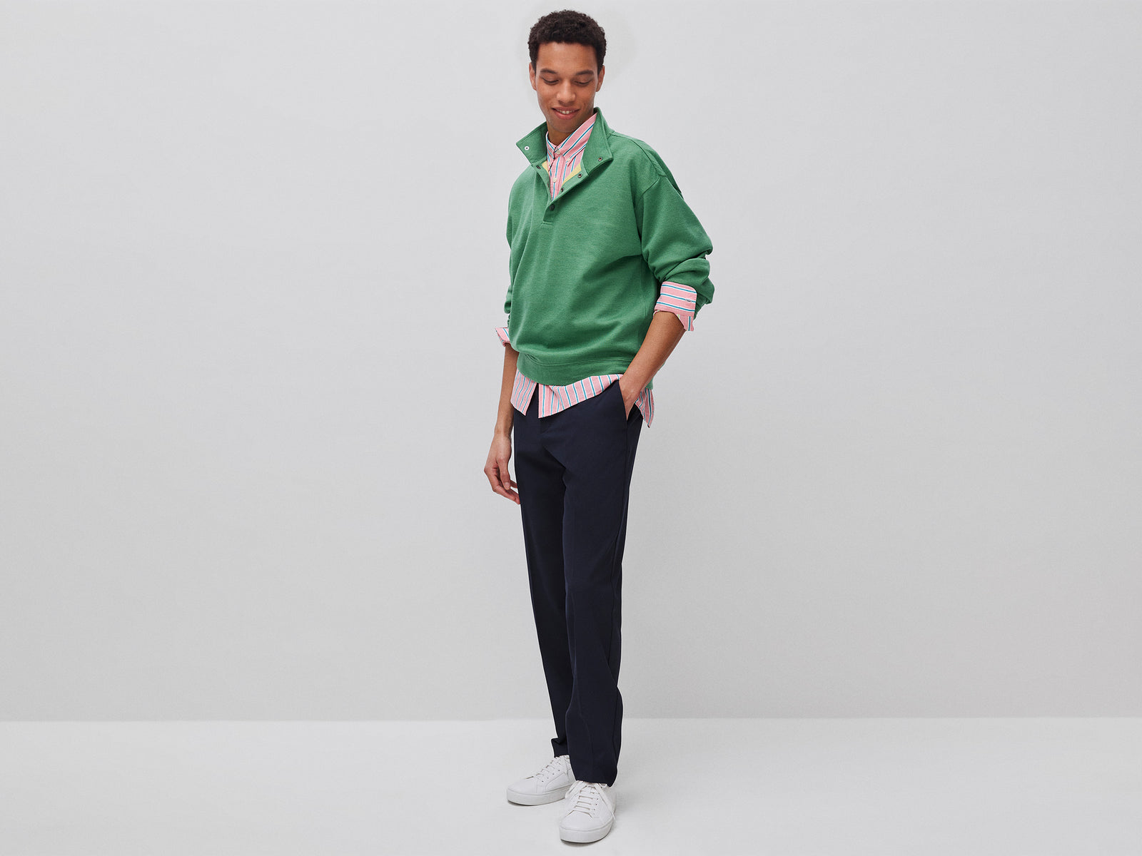 Classic slim fit trousers