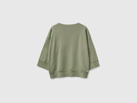 Camisola de gola redonda em algodão e lã - ucb_image_BS