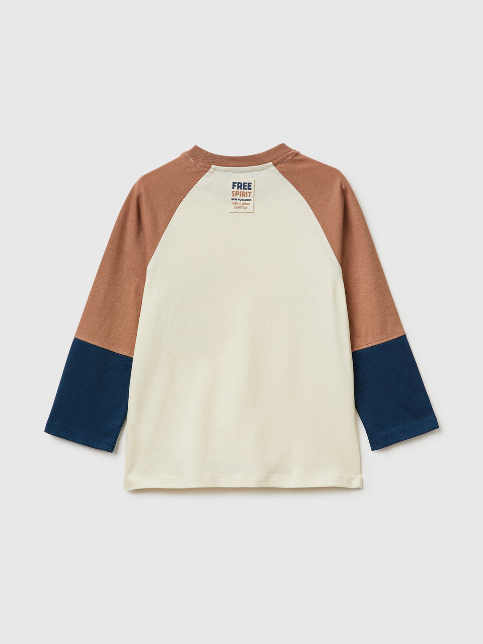 T-shirt color block com estampa - ucb_image_BS