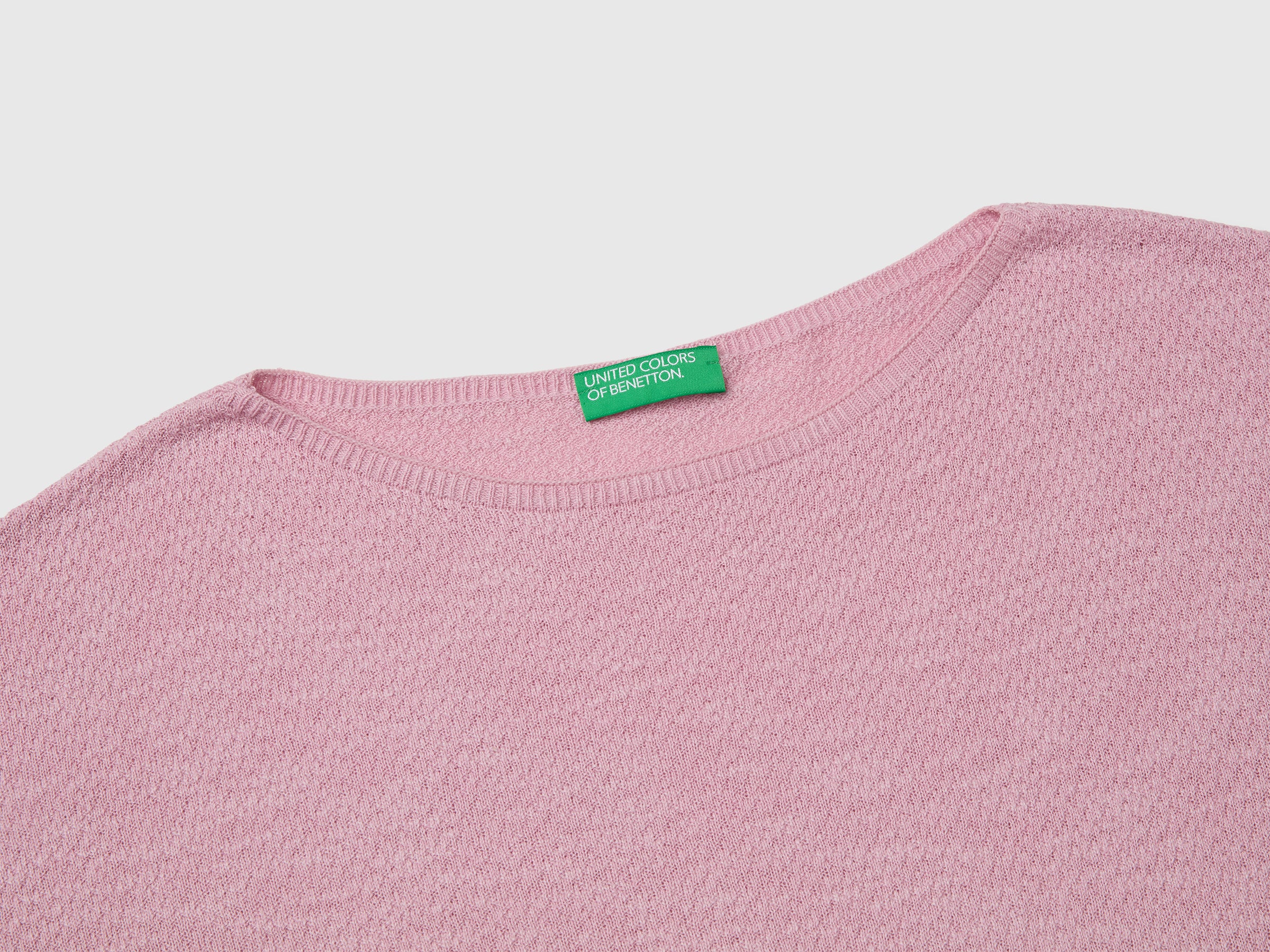 Boxy fit linen blend sweater - ucb_image_DS1