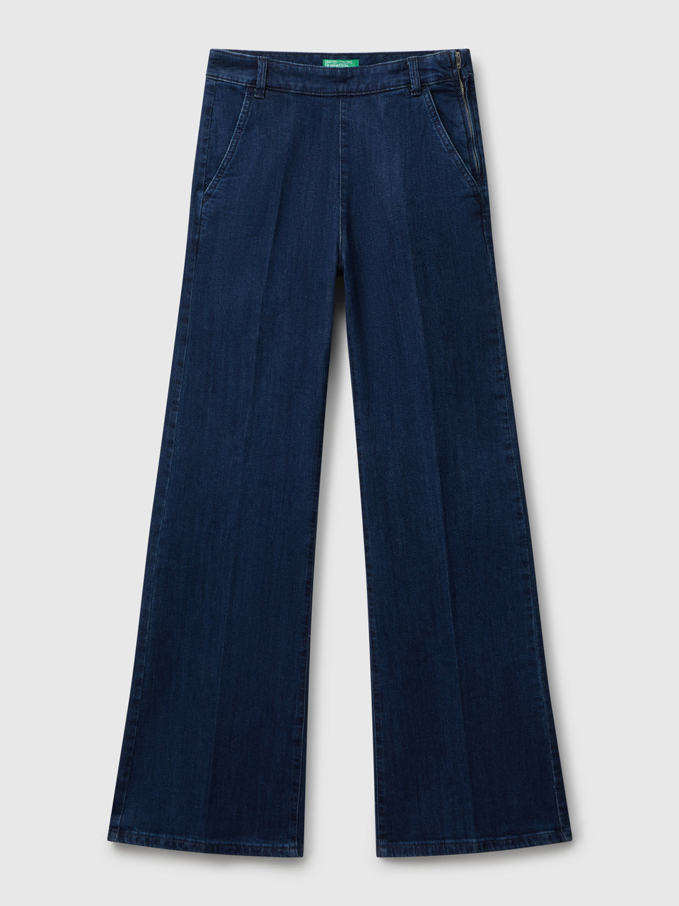 Jeans flare com fecho de correr - ucb_image_FS