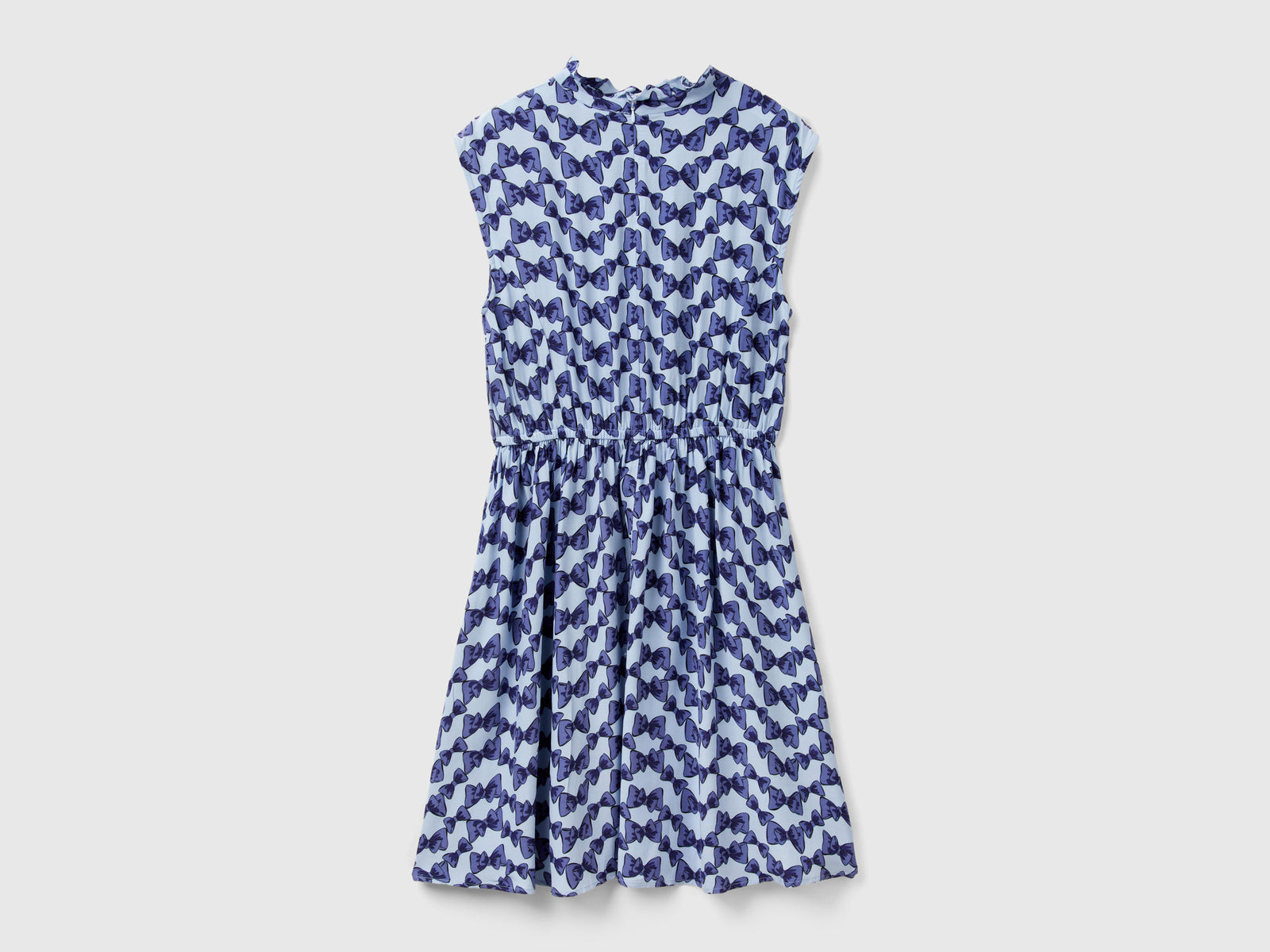 Vestido curto com estampa de laços - ucb_image_BS