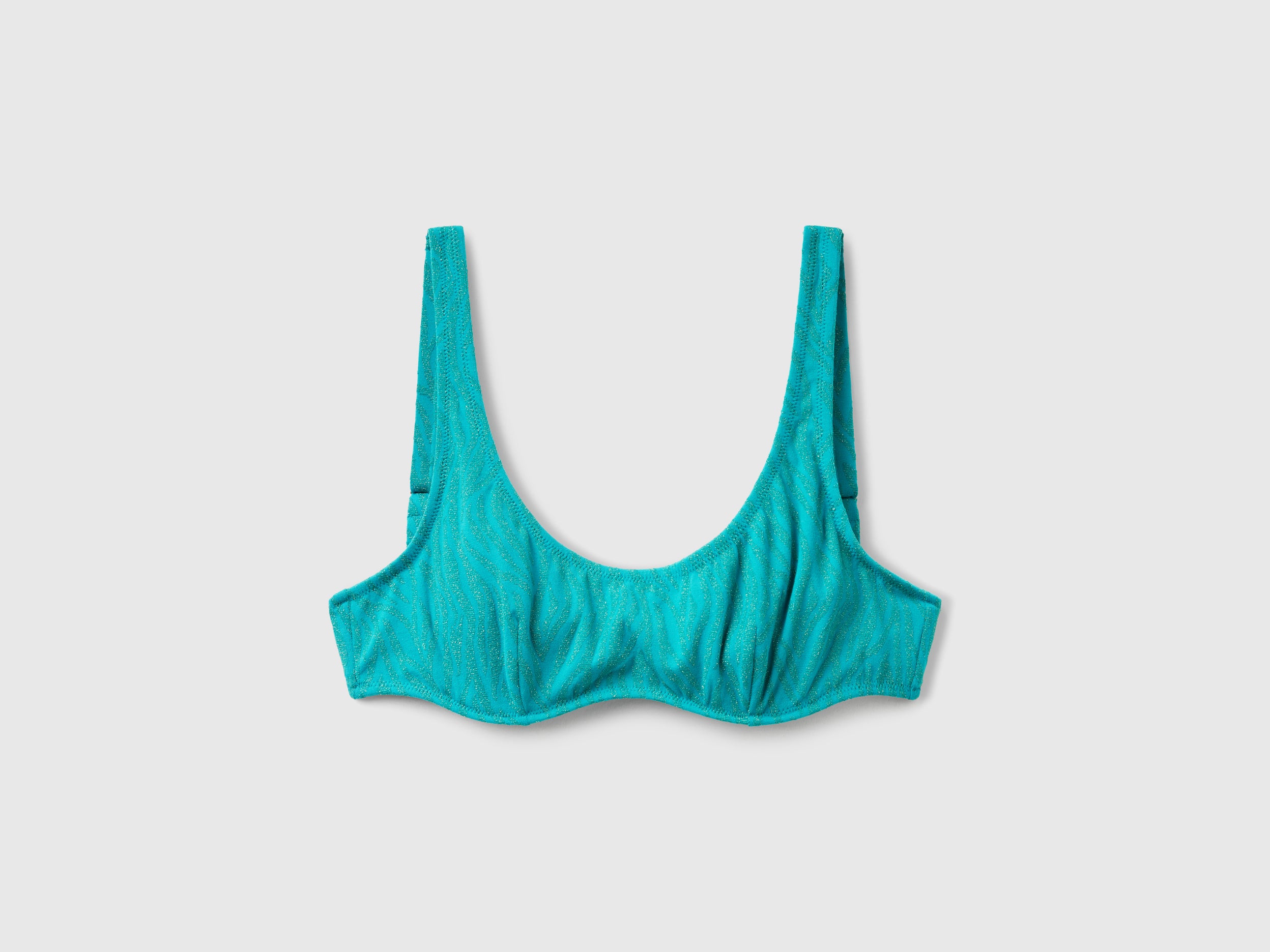 Brassiere de biquíni animalier com lurex - ucb_image_FS