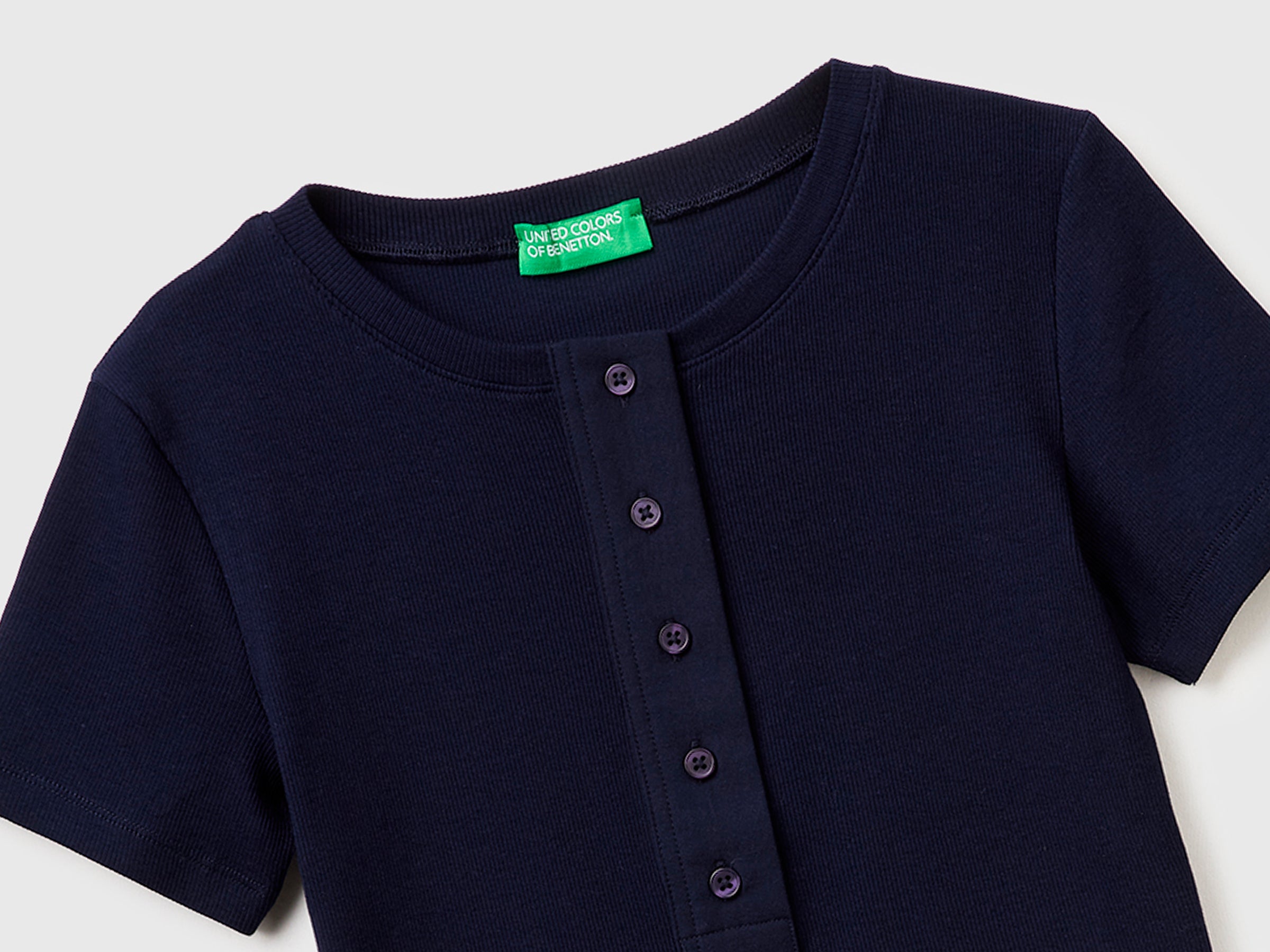 Ribbed henley T-shirt - ucb_image_DS1